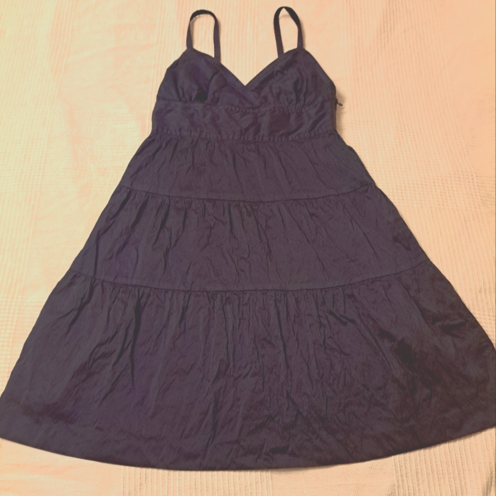 THEORY Fit & Flare Silk Dress.
